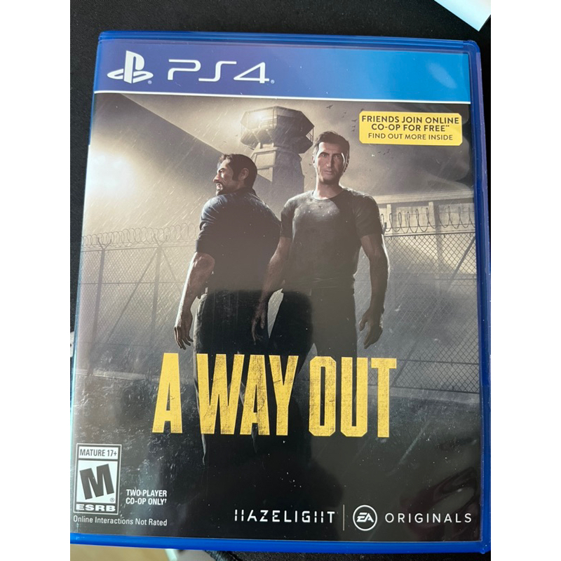 PS4 逃出生天 越獄搭檔 雙人遊玩攜手合作逃出監獄 A WAY OUT