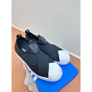 adidas三葉草懶人鞋 貝殼鞋（25公分）