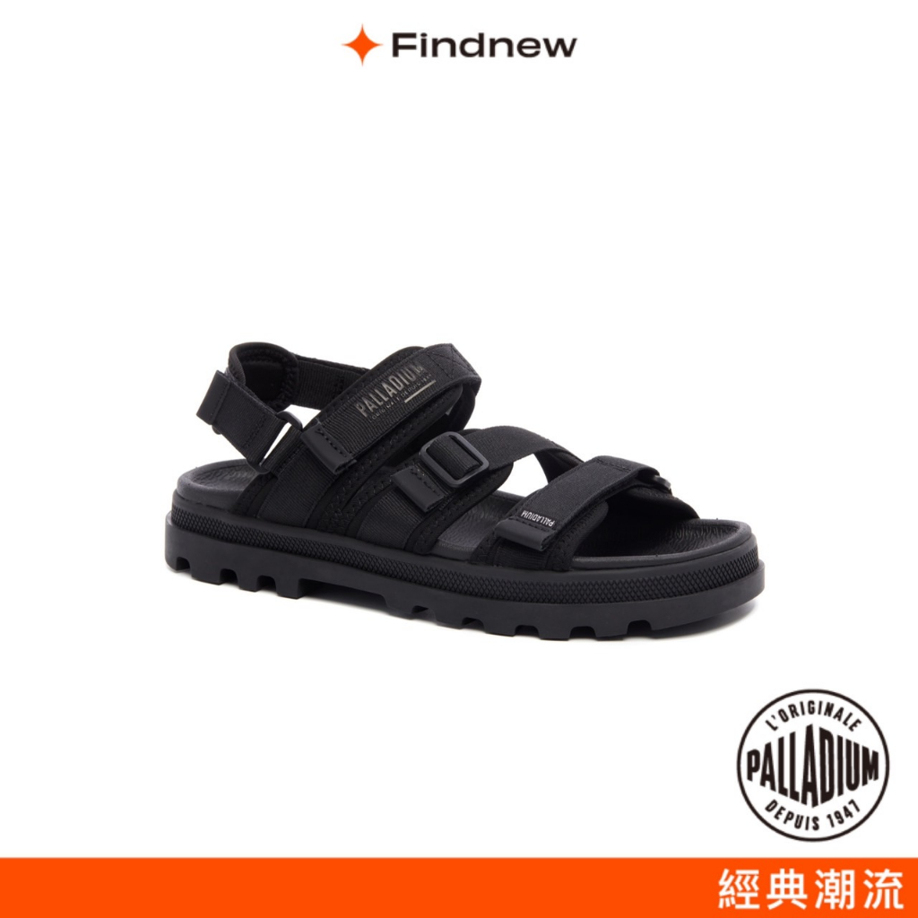 PALLADIUM PALLADUNE SPORT潛水布可調節涼拖鞋 黑色 男女共款78585-008【Findnew】