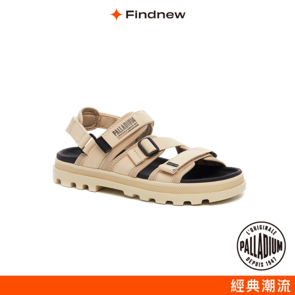 PALLADIUM PALLADUNE SPORT潛水布可調節涼拖鞋 卡其 男女共款78585-210【Findnew】