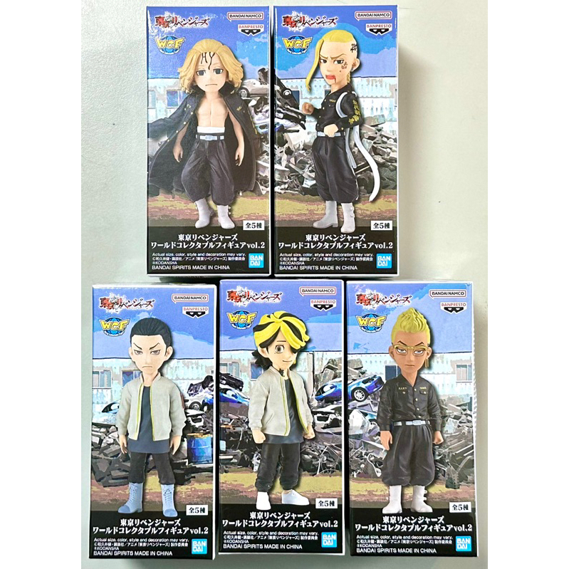 星矢TOY板橋實體店面 正版 WCF 東京復仇者 盒玩 佐野萬次郎 龍宮寺堅 場地圭介 羽宮一虎 稀咲鐵太 公仔
