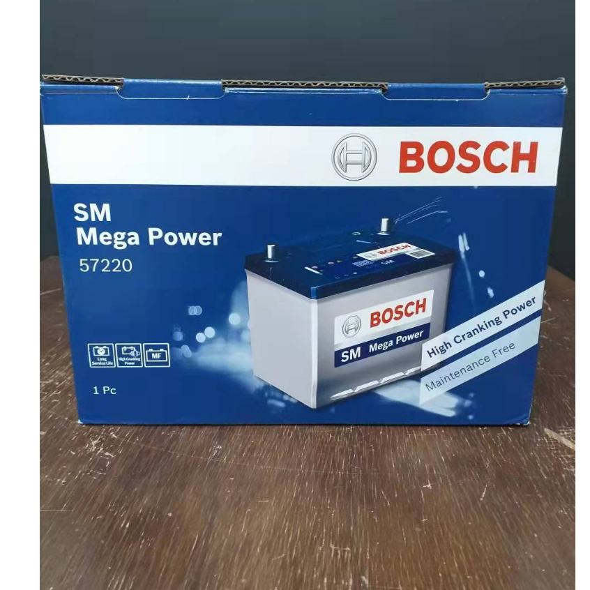 57220/德國品牌 全新Bosch 博世汽車電瓶 免加水 全新  汽車電池 【同規格57520/57412】