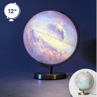 【SkyGlobe】12吋療癒系新仿古宇宙觸碰式地球儀 宇宙儀《WUZ屋子》擺飾款 地球儀