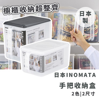 【日本製🇯🇵大容量】手把收納盒 附蓋收納箱 大容量 食物收納箱 櫥櫃收納 置物籃 握把收納籃 居家收納 INOMATA
