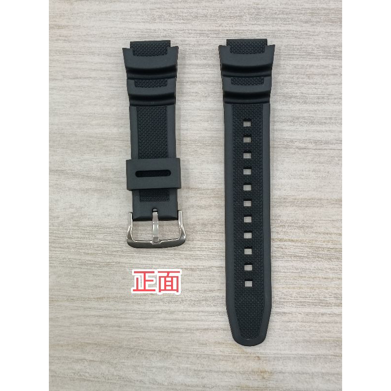 18mm黑色橡膠錶帶 電子錶錶帶 CASIO替用錶帶 AE-1000W AE-1100W W-218H W-219H可用