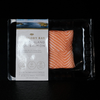 【日和生鮮】空運 紐西蘭國王鮭魚菲力魚排(去刺/帶皮) 紐西蘭帝王鮭魚魚排 King Salmon 生食等級 鮭魚界和牛