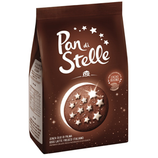 義大利沐尼諾Pan di Stelle星星巧克力餅乾350g克 x 1Bag袋【家樂福】