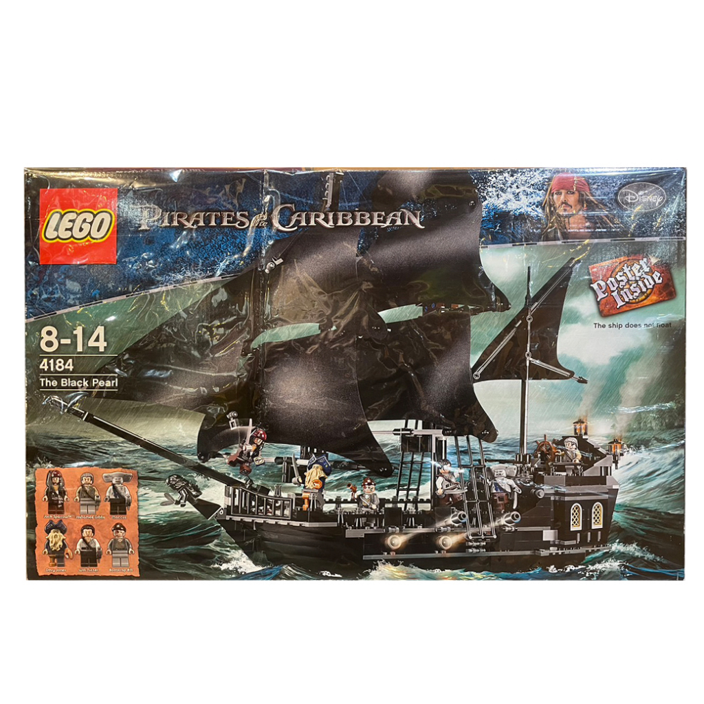 公主樂糕殿 LEGO 樂高 絕版 盒裝 全新 4184 神鬼奇航 黑珍珠號 海盜船 鬼盜船