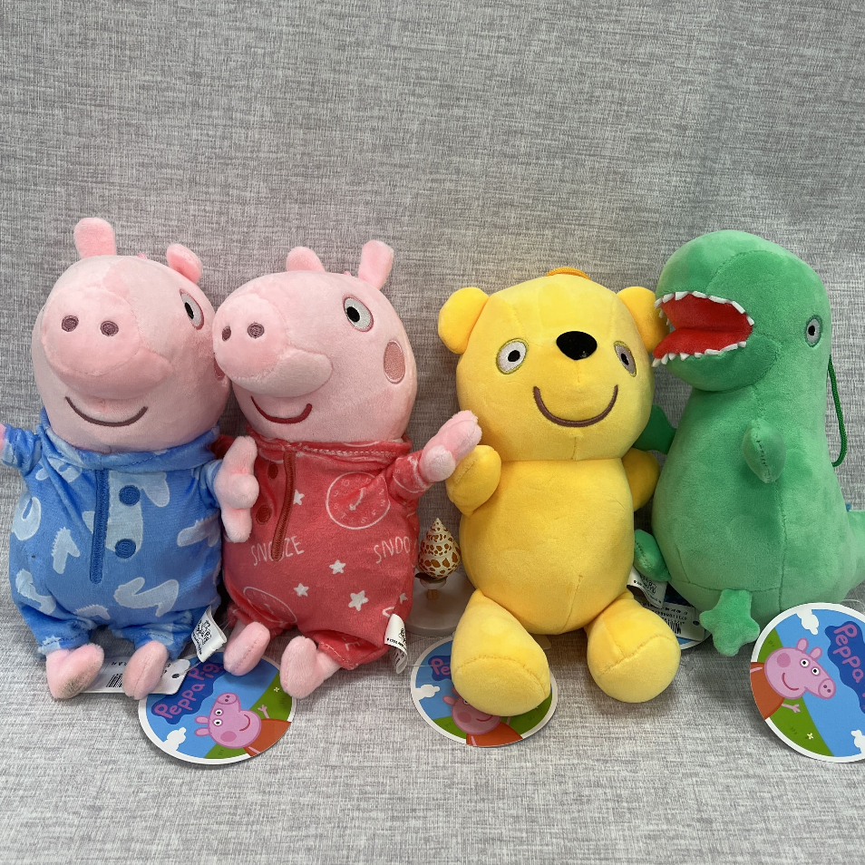 粉紅豬小妹娃娃🐷 睡衣系列 6吋 佩佩豬 Peppa Pig 喬治豬 可愛娃娃 佩琪 喬治 恐龍 小熊