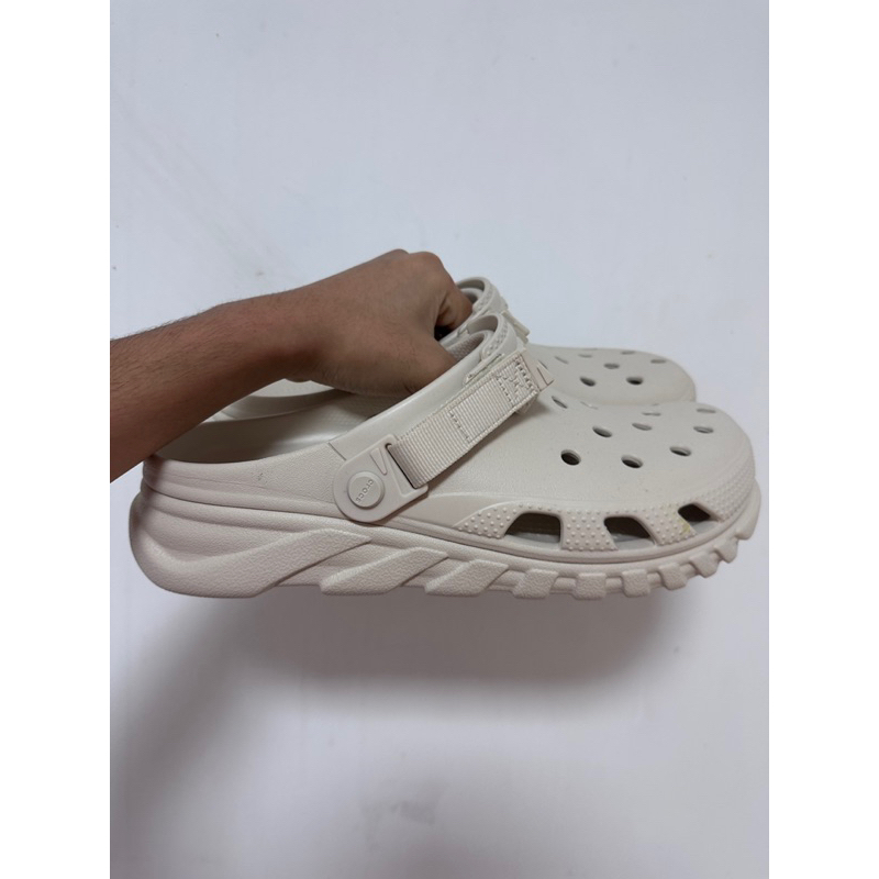促銷‼️ Crocs Duet Max II Clog 208776-160 卡駱馳米白色