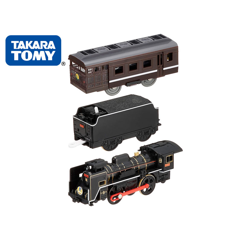 日本-TAKARA TOMY PLARAIL 多美 鐵道王國 蒸汽火車 S-53 C57 1號機SL山口號