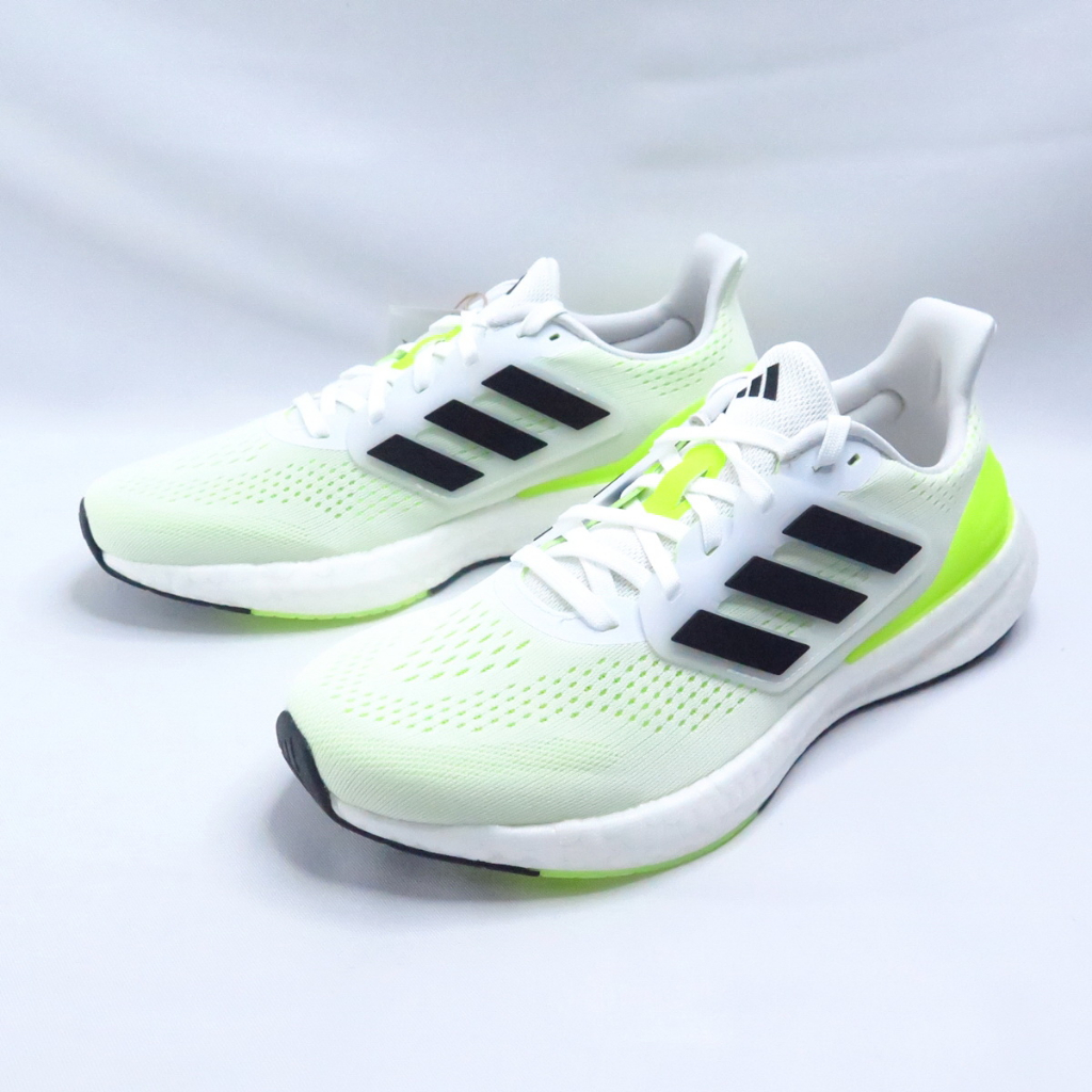 ADIDAS PUREBOOST 23 男 慢跑鞋 網布 避震 IF2379 雲白x透明檸檬【iSport愛運動】