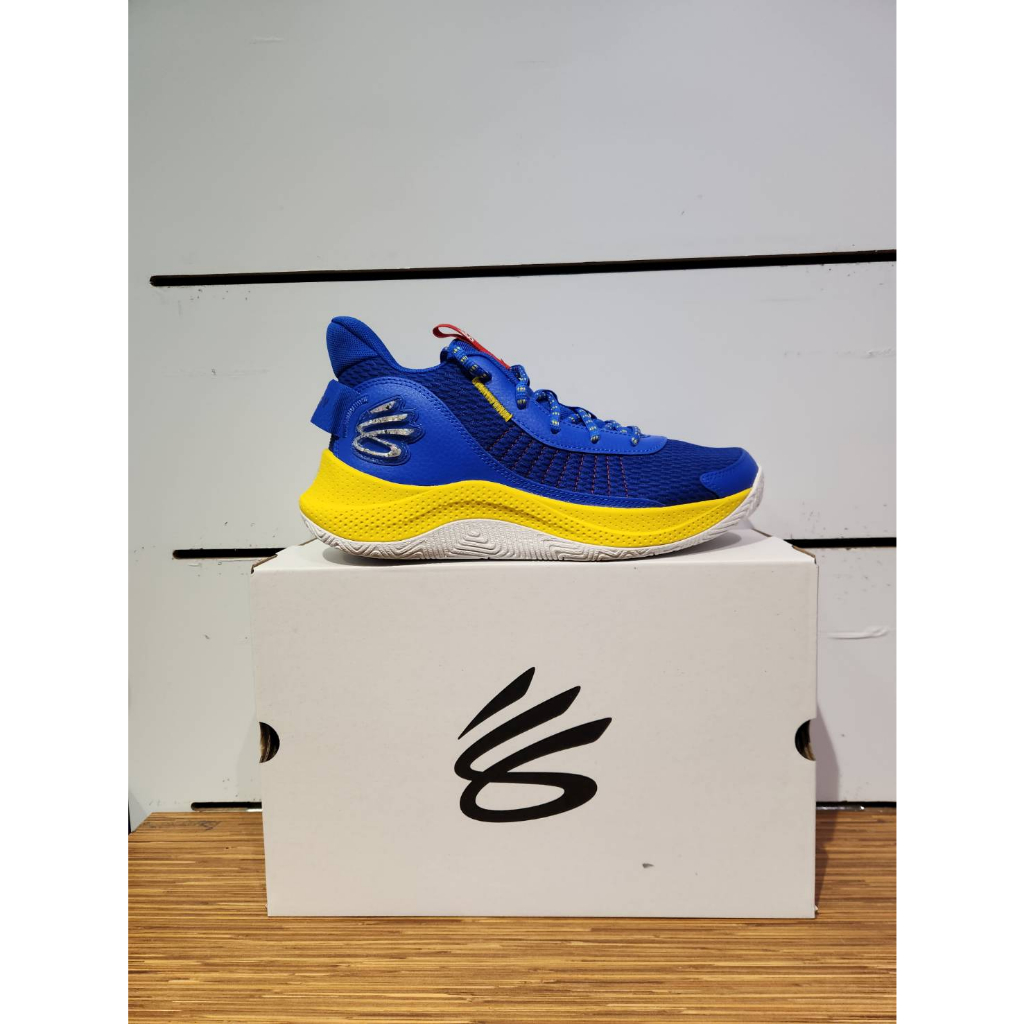 【清大億鴻】UNDER ARMOUR 男款 CURRY 3Z7 藍黃色籃球鞋3026622-400