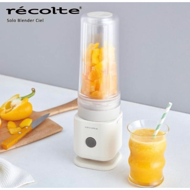 Recolte 麗克特果汁機300ml白色粉色/隨身攜帶小巧可愛果汁機/隨榨隨喝不外漏