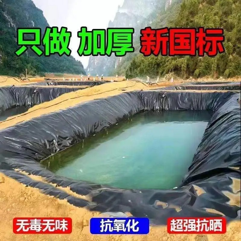 【阿華精選】魚塘防滲膜防漏化糞池加厚魚池防水布蓄水池藕池護坡防塌陷專用膜