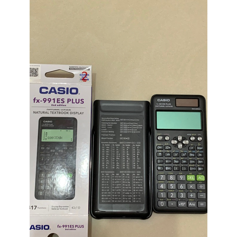 二手_Casio FX-991ES PlUS-2 二代_12位數科學型工程計算機