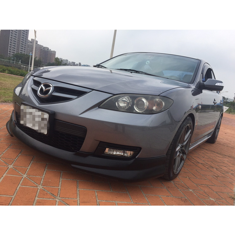 fb搜 Sky小開｜嚴選中古車  07年 Mazda 3 2.0灰 馬自達 馬3 大尾翼 鋁圈 尾燈 改裝 排氣管 中古