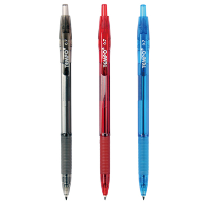 +富福里+TEMPO 節奏 B-702 簡約自動中油筆 0.7mm 簡易型中油筆