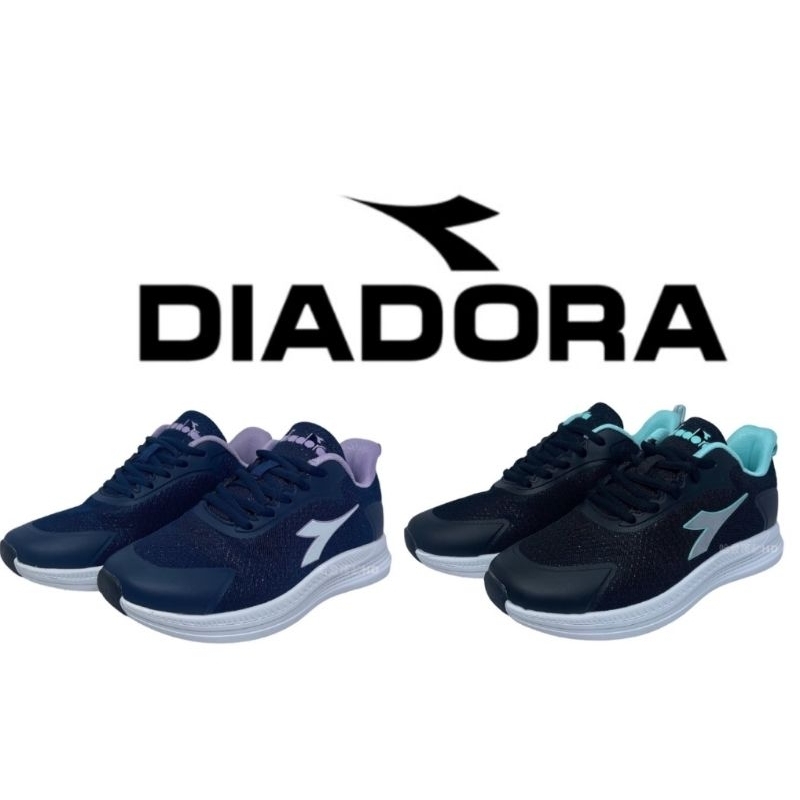 DIADORA 女鞋 輕量透氣 回彈緩震 專業慢跑鞋 黑色da31692&lt;78&gt; 藍色da31691&lt;77&gt;