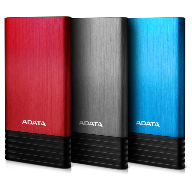 ADATA 隨身電源 X7000 鋁製薄型 藍色