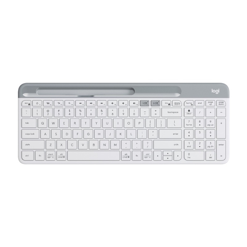 【二手】Logitech 羅技 K580 超薄跨平台 無線藍牙鍵盤 白色