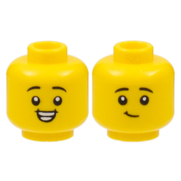 【小荳樂高】LEGO 第23代人偶包 7號 黃色 爆米花人 人頭 人偶頭 (71034)