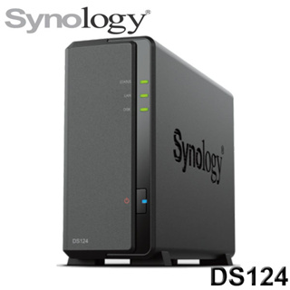 【MR3C】含稅 Synology 群暉 DiskStation DS124 1Bay 網路儲存伺服器 NAS