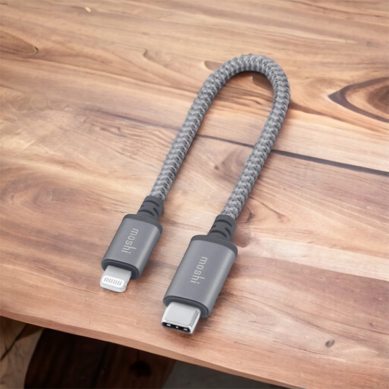 💎ℋ𝒴選物💎全新品 Moshi Integra™ 強韌系列USB-C to Lightning 耐用充電／傳輸編織線