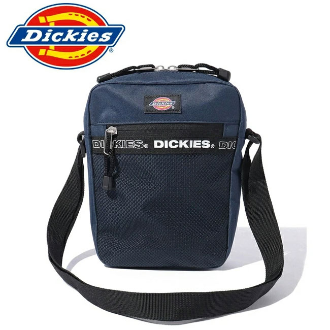 【DICKIES】14609700-49 日本限定 LOGO TAPE SACOCHE 防潑水 斜背包 側背包 (深藍)