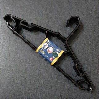 妮妮生活百貨 42cm 8入 臺灣製 衣架 塑膠衣架 凹槽設計 防風溝槽 家用衣架 掛衣架 晾衣服 曬衣服 1組8入