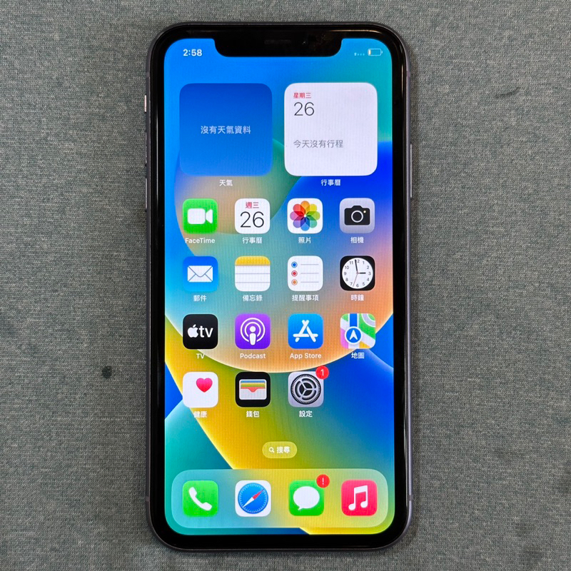 iPhone 11 128G 紫 9成新 功能正常 二手 IPhone11 i11 6.1吋 apple 蘋果 台中