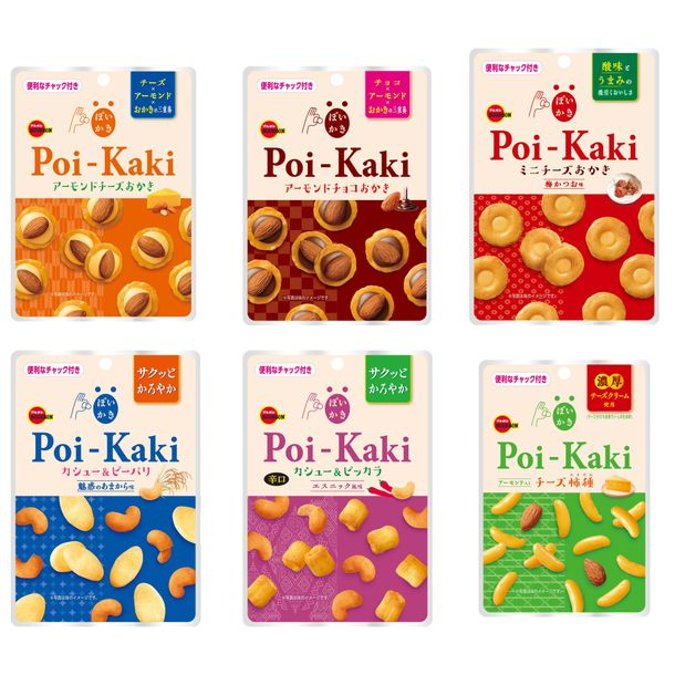 【即期品】北日本 Poi-Kali 米果 腰果 辣味米果 日本米果 24g 日本零食 進口零食 百菓屋