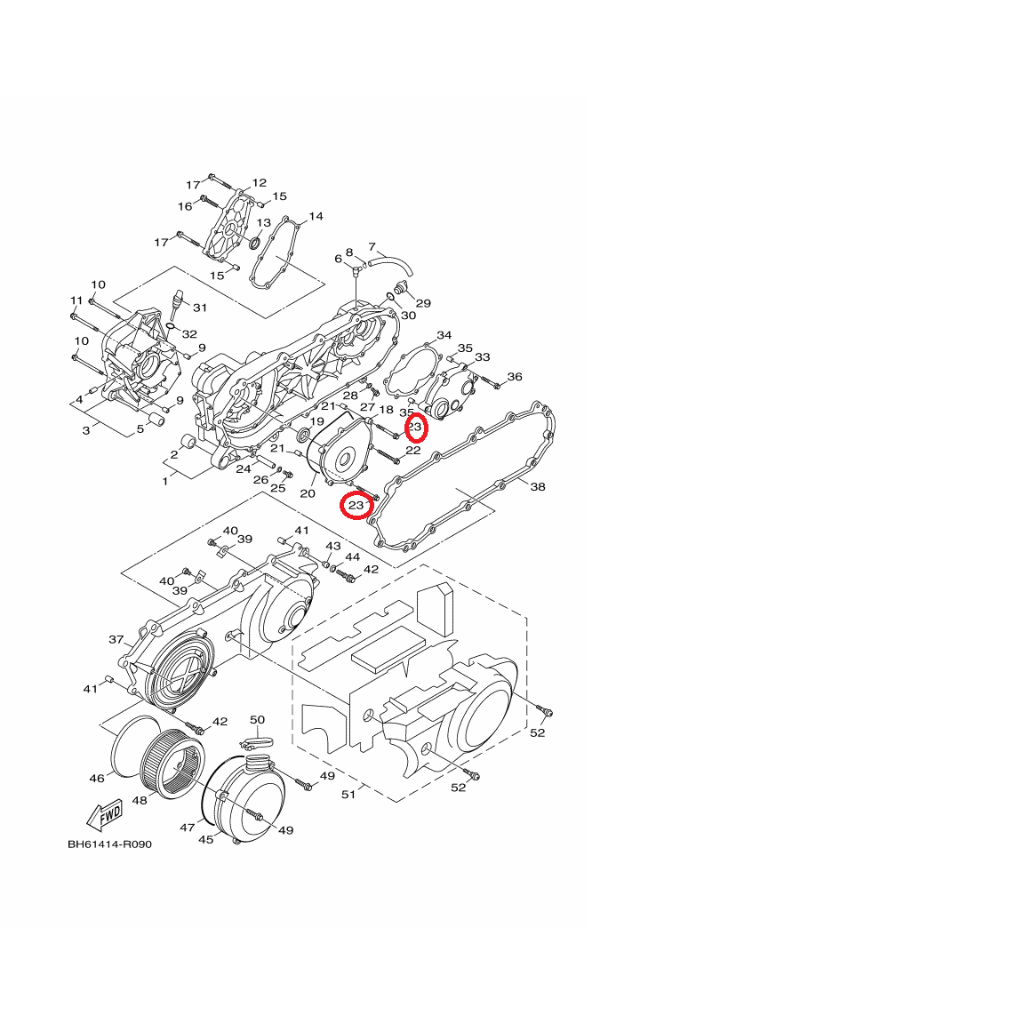 YAMAHA 原廠 S T MAX FORCE 155 勁豪 CUXI115 凸緣螺栓 料號：95022-06035