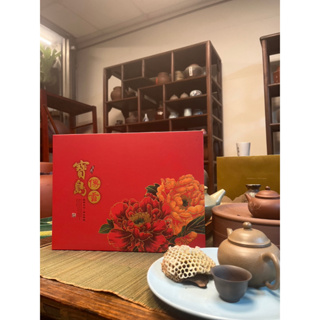 【新建發茶行】台灣茗茶紅色茶葉禮盒 ( 不含茶葉 )