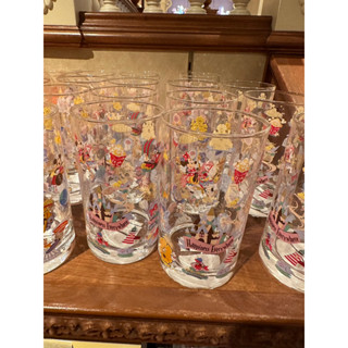 ♥小玫瑰日本精品♥ 迪士尼 米妮 無把玻璃杯 水杯 果汁杯 飲料杯 飲料杯 迪士尼樂園限定 ~ 8