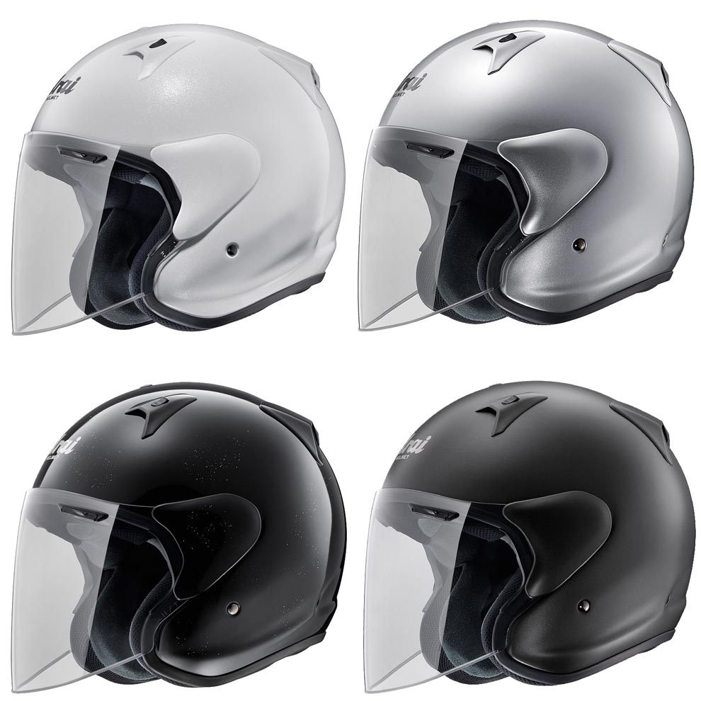 ARAI SZ-G日本進口頂級3/4半罩安全帽 素色 珍珠白 珍珠黑 消光黑 消光灰 水泥灰 紅 非VZ-RAM