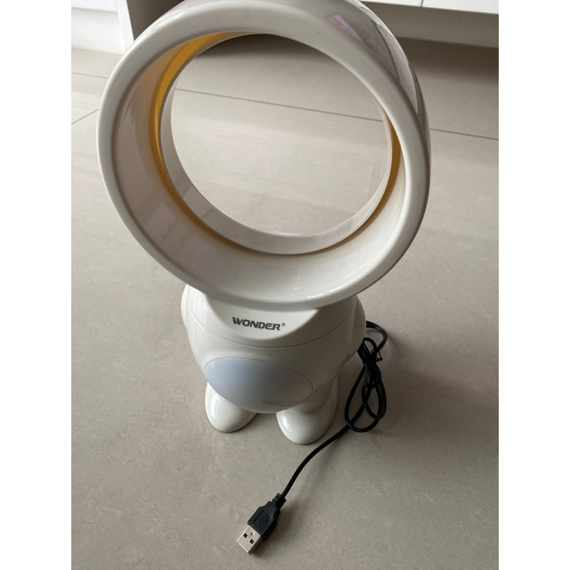 Wonder USB圓型無葉風扇/多段 LED燈飾WD-9503FU