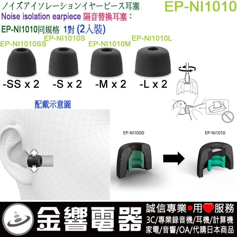 【金響電器】SONY EP-NI1010SS,EP-NI1010S,M,L,EP-NI1010,取代,EP-NI1000