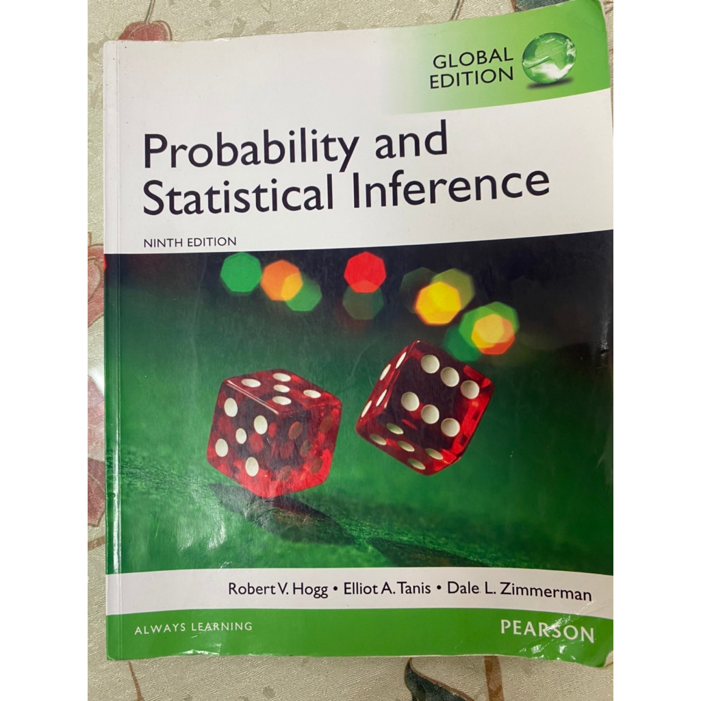 (二手書)Probability and Statistical Inference 9/e(作者:Robert V