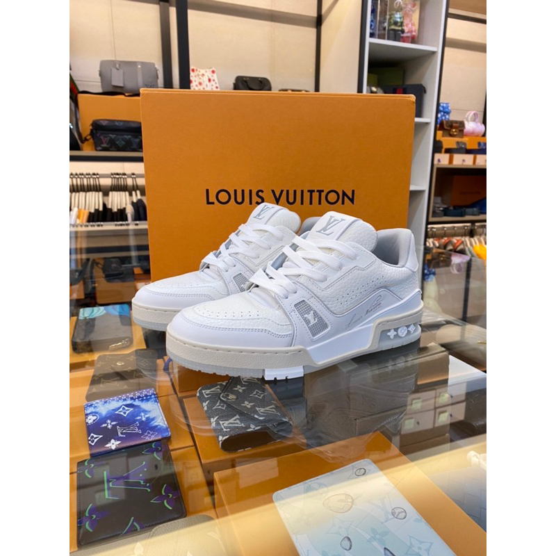鹿晉歐美精品🦌 Louis Vuitton LV 1A9UP4 白色Trainer運動鞋