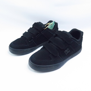 DC SHOES PURE V 中童休閒鞋 滑板鞋 魔鬼氈 3003763BK 黑x黑【iSport愛運動】