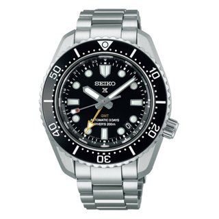 【SEIKO】PROSPEX 黑面三日鍊GMT機械潛水錶 42mm SPB383J1 6R54-00D0D SK022