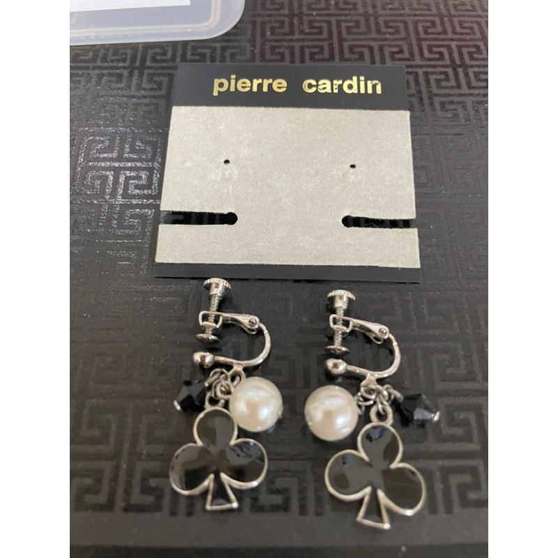 Pierre Cardin皮爾卡登耳環 夾式耳環