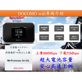 DOCOMO 原生卡 日本上網卡 WIFI機 出租 6天不降速 全程4G 流量卡 分享器 日本網卡 八天 五天 egg