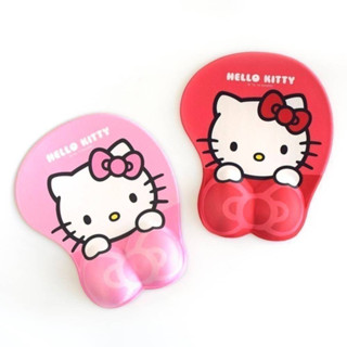♥小玫瑰日本精品♥ Hello Kitty 造型滑鼠墊 滑鼠墊軟墊 紅色/粉色 大臉圖 ~ 7