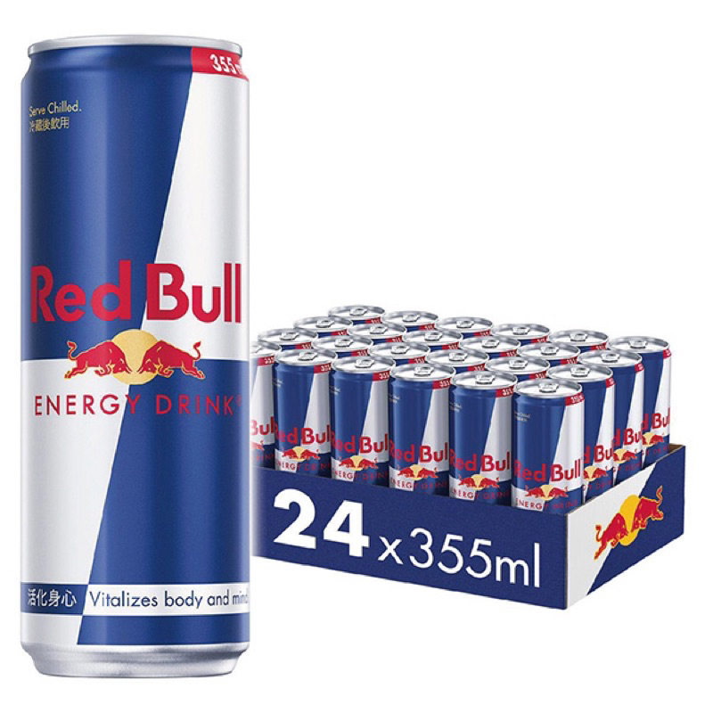 Red Bull紅牛能量飲料  【355ml 24入/箱】