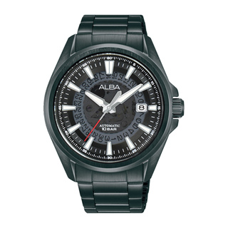 ALBA 雅柏 透明面板機械腕錶 Y675-X008SD (AU4025X1) 黑SK015