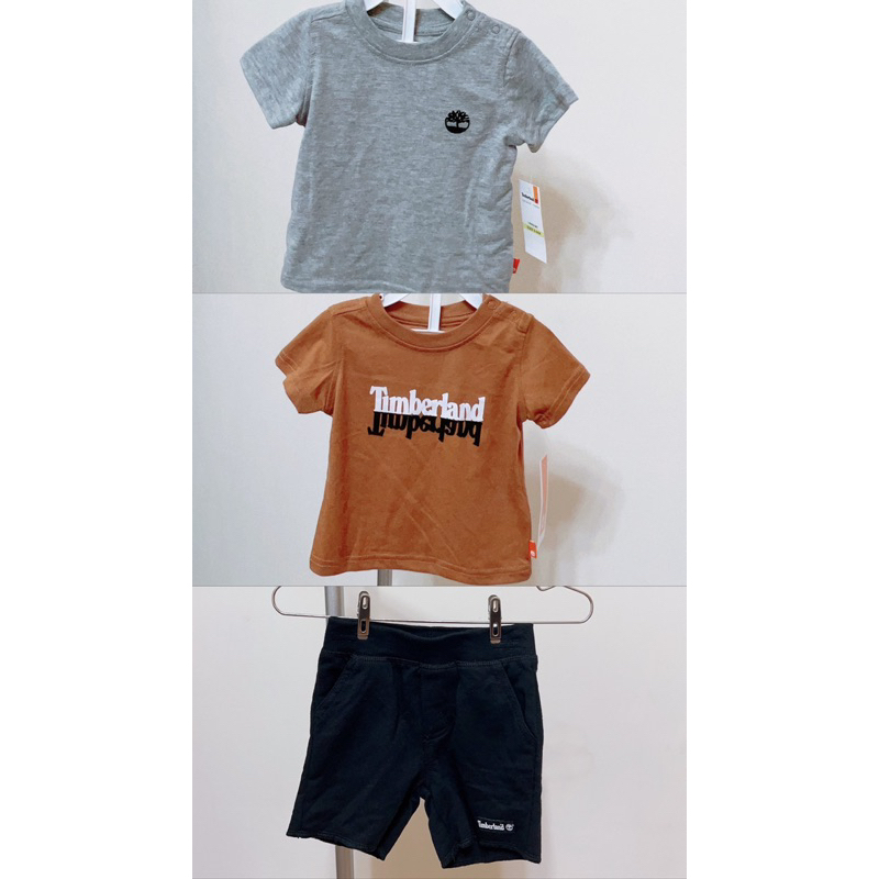 現貨｜美國代購｜Timberland 3件式 3-6M 短袖 短褲 運動短褲 幼童 嬰兒 套件組