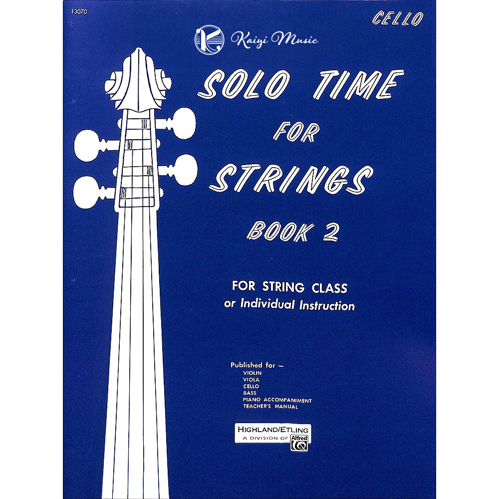 【凱翊︱AF】 Solo Time for Strings大提琴第2冊 Solo Time For Strings Ce