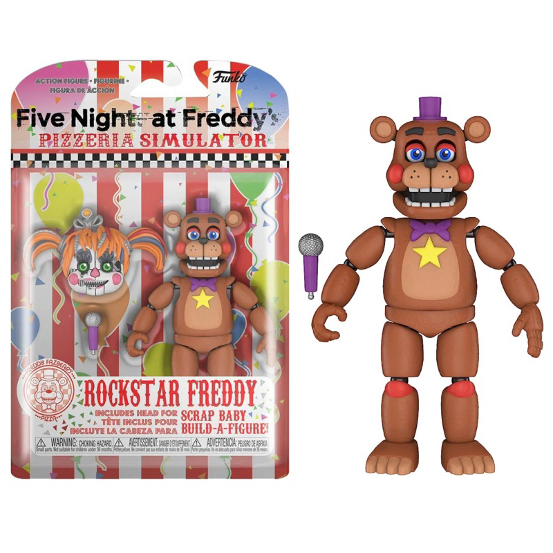 Funko Five Nights At Freddy's佛萊迪五夜驚魂Rockstar Freddy披薩模擬器FNAF